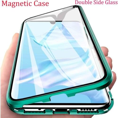 For Huawei P40 P30 P20 Mate 30 20 Pro lite 360 Full Cover Magnetic Adsorption Case For Honor 20 30 30S Nova 5 6 7 SE Pro Cases