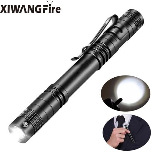 Mini Portable LED Flashlight Pen Light 500 Lumens 1 Switch Mode Led Flashlight for The Dentist and For Camping Hiking Torch