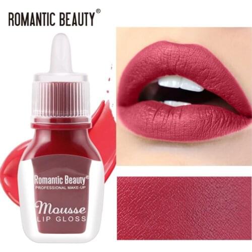 Multiple Colors Non-stick Cup Lipstick Waterproof Sweat-proof Lip Gloss Portable Lip Glaze Long-lasting Not Dry Makeup TSLM1