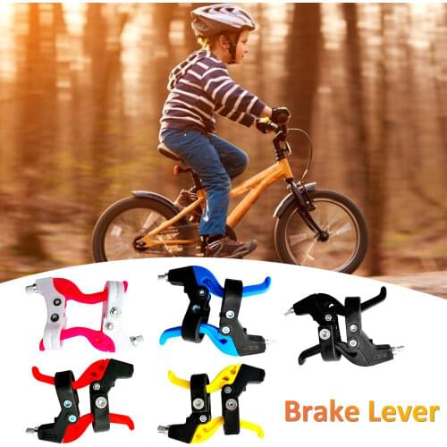 Kids Bike Brake Lever Set Children Bike Spare Parts Accessories Childrens Plastic Super Light Car Brake Handle
