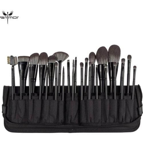Anmor 29Pcs Professional Makeup Brushes Set Power Foundation Contour Eyebrow Shader Make Up Brush High Quality Hair