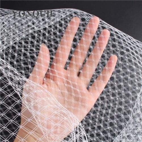 New Double Birdcage veils For bride wedding Hat Mesh headwear net DIY hair accessories hats veillings Fabric fascinator Mesh