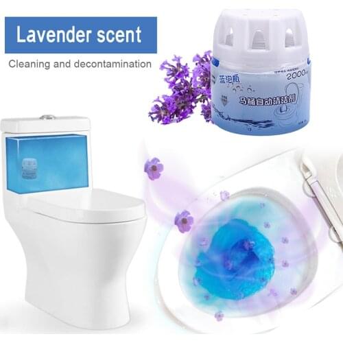 Toilet Cleaner Magic Automatic Flush Toilet Bottled Helper Blue Bubble Cleaning Deodorizes Bathroom Restroom Cleaner