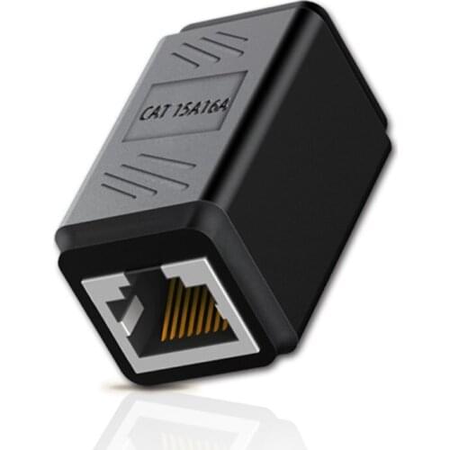 Whole Sale RJ45 Connector Cat7/6 Ethernet Adapter Network Extender Convertor Extension Cable for Ethernet Cable Female to Female