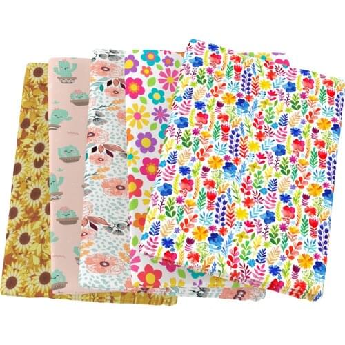 Orange Series Carrot Candy Polyester Cotton Sewing Quilting Fabrics Needlework Material DIY Cloth,1Yc14024