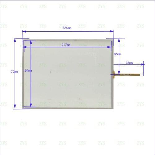 ZhiYuSun XWT1523 10.4inch 4 lines 224mm*172mm touch screen panel Sensor glass Compabible for GPS CAR 224*172 XWT 1523