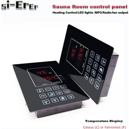 230VAC / 110VAC 30A parallel relay outputs sauna temperature regulator