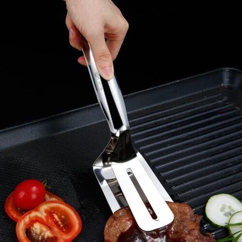 Kitchen Gadgets BBQ Accessories Anti-scalding 304 Stainless Steel Frying Spatula Cooking Accessories Bakery Accessories