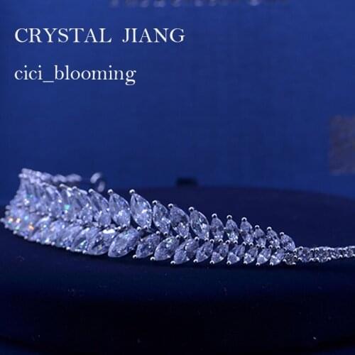 Vintage Crown Full Of Zircon Brides Head Wear Simple And Elegant