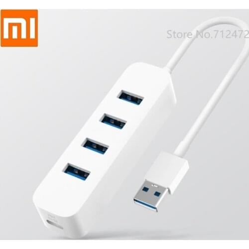 Youpin Mini USB3.0 splitter Four USB 3.0 Transmission General purpose interface USB-C interface