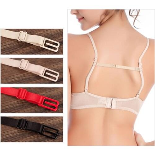 Women Anti Slip Bra Straps Adjustable Holder Belt with Buckle High Elasticity FS99