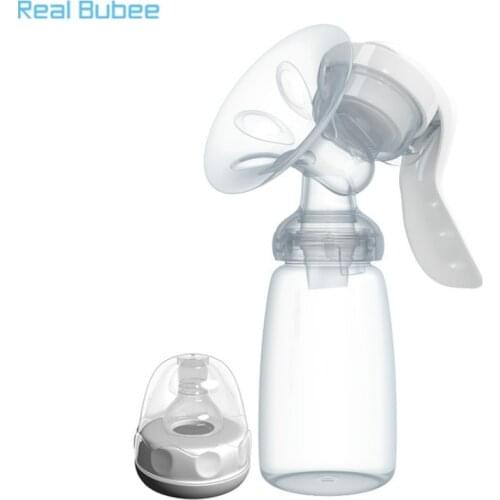 Real Bubee Manual breast pump suction large Maternal products milking device pullout lactation prolactin manual sucker