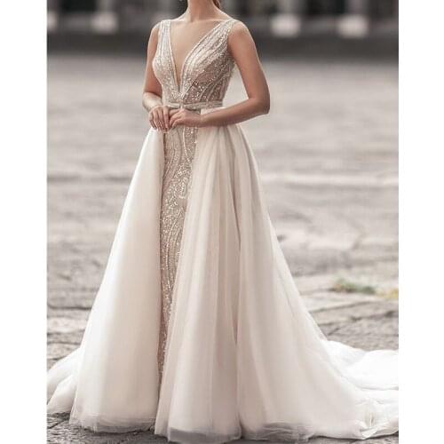 Champagne Detachable Tulle Overskirt Skirt Bridal Overlay Skirt for Wedding Floor Length Long Tailing Handmade Detachable Skirt