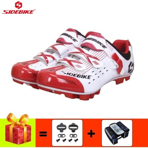 SIDEBIKE mountain bike shoes self-locking men outdoor cycling sneakers breathable ultra-light riding bicycle spinning bike shoes