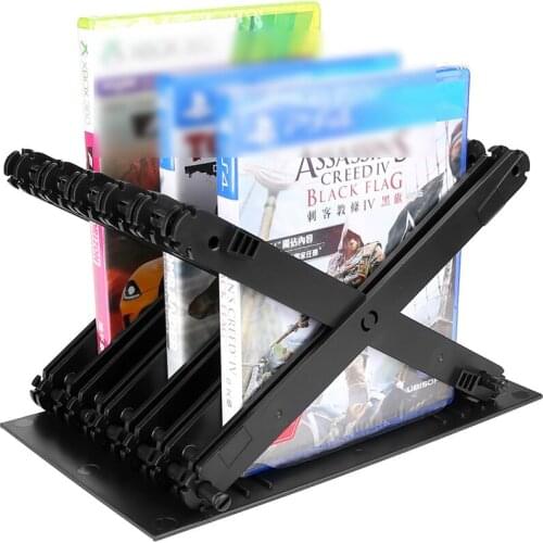 Multi-angle Universal Disc Storage Holder Foldable CD Storage Unit Rack Stand for PS series for XBOX ONES Game Disc