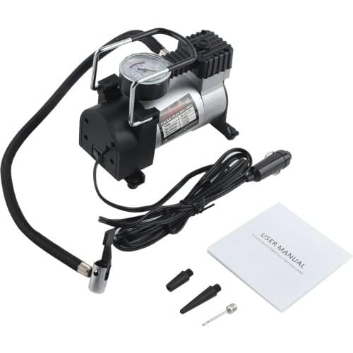 12V Portable Auto Car Electric Air Compressor Tire Inflator Pump for Motorbike B Tire Inflator Pump Car Styling