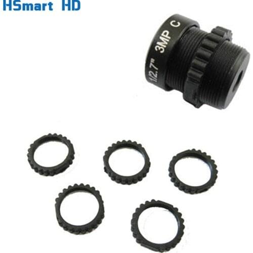 5pcs SBC M12x0.5 Ring CCTV Camera board lens to PCB holder Lens locking ring