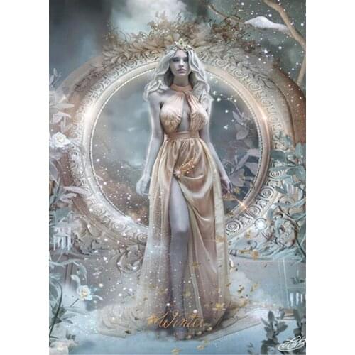 5D Diy Diamond Painting Full Square Drill elffairy diamond Embroidery angels Cross Stitch Mosaic diamond icon Home DecorZP-1846