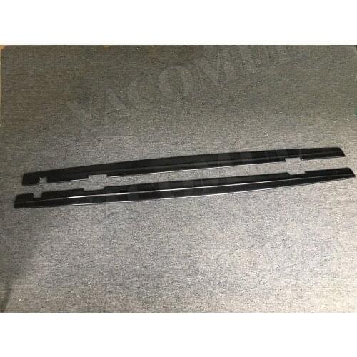 Carbon Fiber Side Skirts Trunk Trim For BMW 3 Series E90 M3 Sedan 2008-2013 Bumper Guard Car Styling