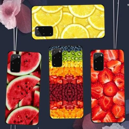 Food Summer fruits Phone Case For Samsung A50 A51 A71 A20E A20S S10 S20 S21 S30 Plus ultra 5G M11