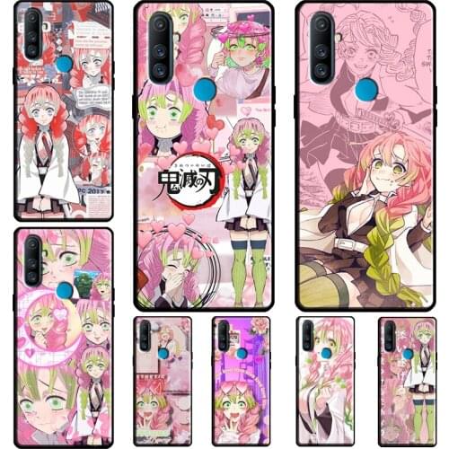 Mitsuri Kanroji Kimetsu no Yaiba Case For OPPO Realme 8 Pro C3 C15 C21 6 7 Q3 Pro GT Neo Cover For OnePlus 9 8 Pro 8T Nord