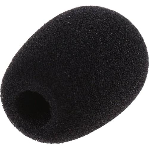 Black Conference Microphone Sponge Cover Mic Windshiled Windscreen Cover Electric Instrument Parts