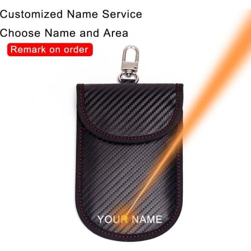 DIENQI Rfid Coin Pouch Keychain Card Holder Key Chain Case Bag Men Carbon Fiber Leather Car Key Holder Clip Wallet Organizer Box