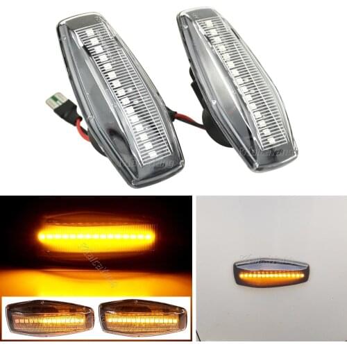 2pcs Dynamic Led Turn Signal Side Marker Lights Flowing Sequential Blinker Light For Hyundai Elantra Getz XG Tucson i10 Sonata
