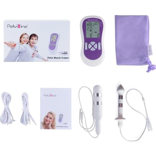 Pelvic Muscle Electrical Trainer Kegel Exerciser With Vaginal & Anal Electrode Probes For Men & Women Incontinence