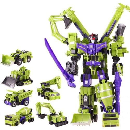 New Big Size Transformation Devastator Boys Toys Action Classic Figures Robot Model Constructions Anime Engineering vehicle Gift