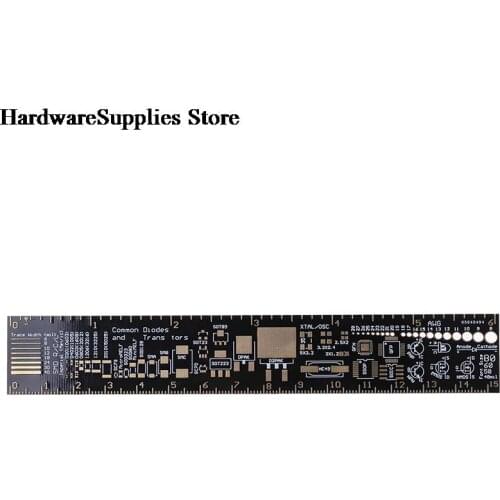 1Pc PCB Ruler for Electronic Engineers For Geeks Makers For Arduino Fans PCB Reference Ruler PCB Packaging Units