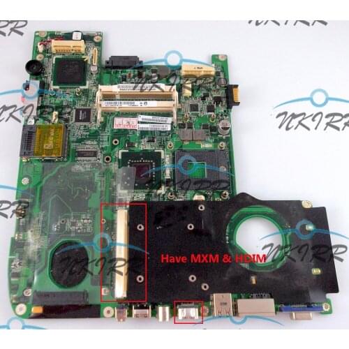 DA0ZD1MB6F0 REV:F DA0ZD1MB6G0 REV:G MBAGW06001 MBAGW06002 31ZD1MB00A0 PM965 MXM HDMI MotherBoard for Asprie 5920G 5920