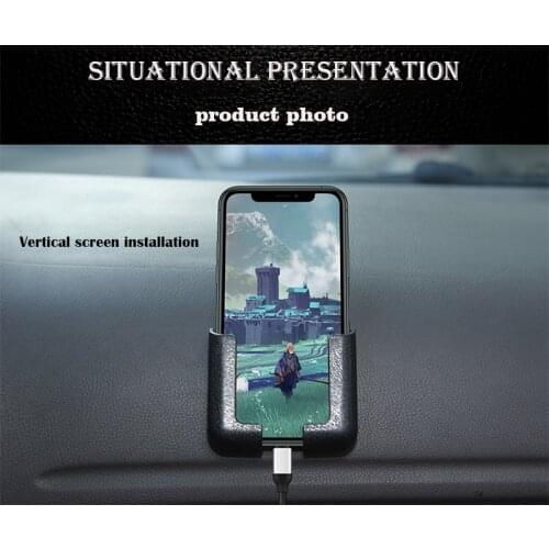 Multifunction Car Phone Mount Cell Phone Holder Lightness Portability No Space Occupy Stand Auto Interior Accessories