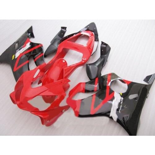 Injection mold Fairing Kit for HONDA CBR600F4I 01 02 03 CBR 600F4I 2001 2002 2003 ABS Red gloss black Fairings set+7gifts HZ31