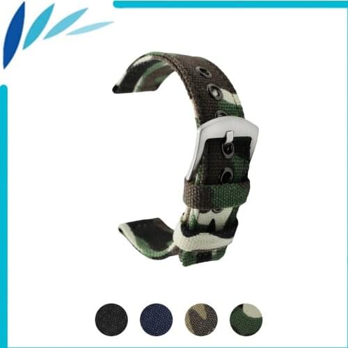 Nylon Nato Watch Band 18mm 20mm 22mm for Longines L2 L3 L4 Master Flagship Conquest Canvas Fabric Strap Wrist Loop Belt Bracelet