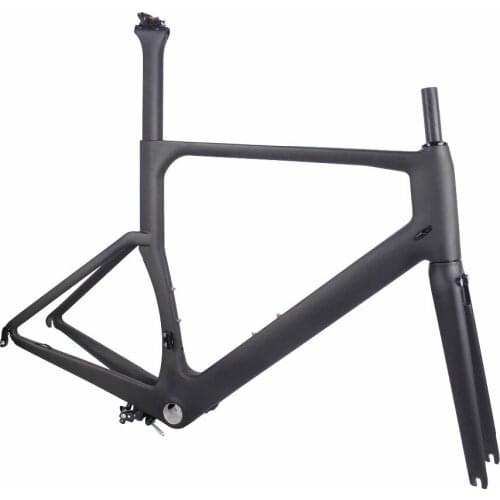 2021 new Aero 700x25C Carbon road bike frame Carbon frameset Integrated BB30 Carbon road bike