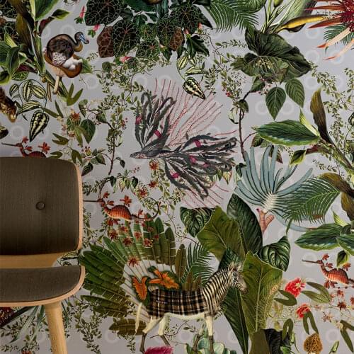 Beibehang custom Southeast Asian animals wallpaper for bedroom wall paper living room TV background mural wall papers home decor