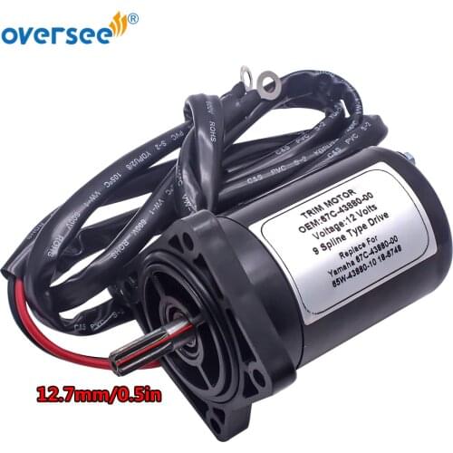 65W-43880 Tilt Trim Motor Fit Yamaha 25HP 30HP Outboard Motor fit Parsun Hidea Seapro HDX 65W-43880-00 67C-43880-00 67C-43880-01