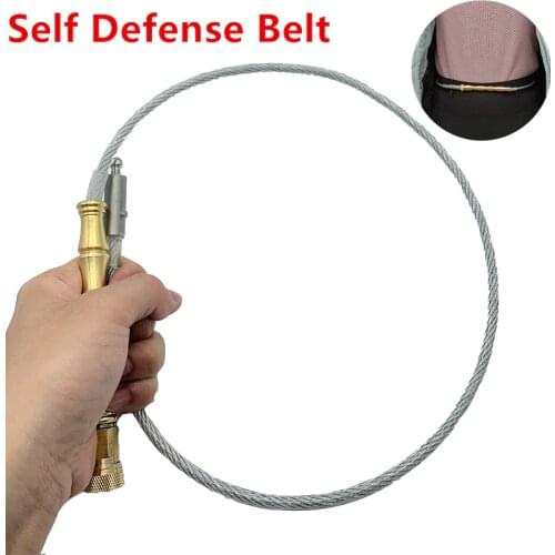 Portable Wire Whip Waist-wrapped Self-defense Quick Insertion Flexible Concealed Tactical Whip Vehicle-mounted Outdoor Sports