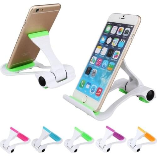 Portable Universal Folding Lazy Desktop Cell phone holder Stands for iPhone 5S 7 6s 6 Plus Support Tablets Mounts Holder Bracket