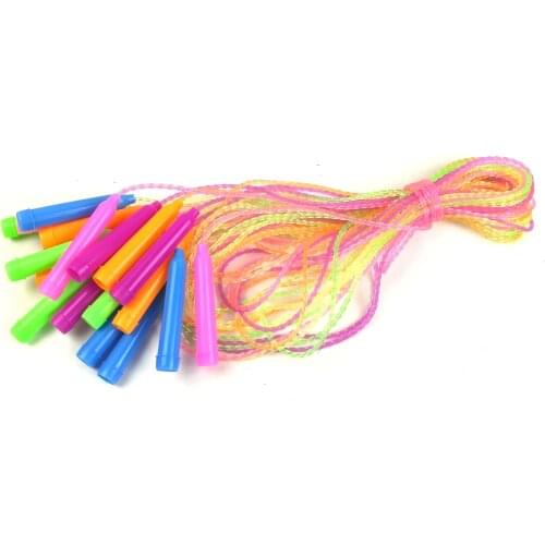 2m adjustable skipping rope fitness exercise workout color speed skipping rope cross suitable for students kids