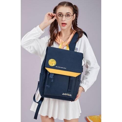 School bag female student high school college student backpack new Korean version large-capacity backpack computer bag
