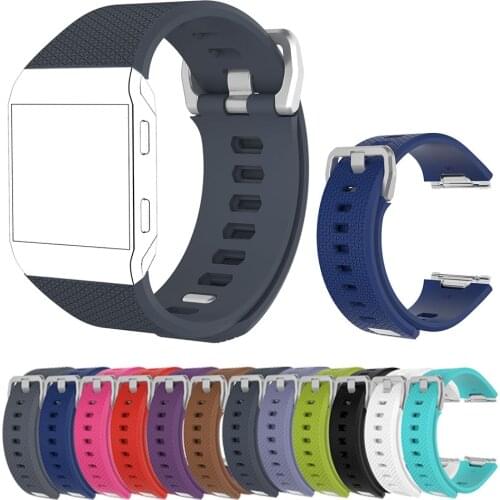 Replacement Sports Silicone Watch Band Strap Bracelet For Fitbit ionic Watch Rubber Strap Wristband