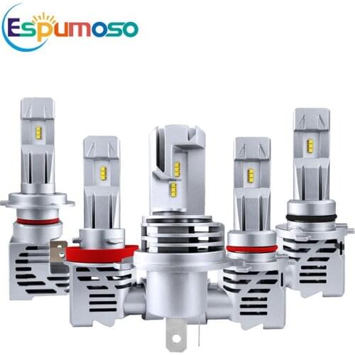 Good Lamp Bead M3 Led Headlight ZES Chip 12V H1 H4 H7 9005 5202 H13 High Low Beam Bulb 55W 6000LM Driving Fog Headlamp