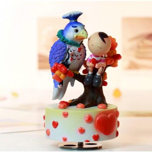 Rotating decorations tone box birthday wedding Christmas gift girlfriend gifts and home decoration free shipping