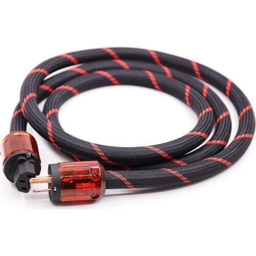 High Quality Pure Copper US Power Cable HIFI US Plug Extension power cable