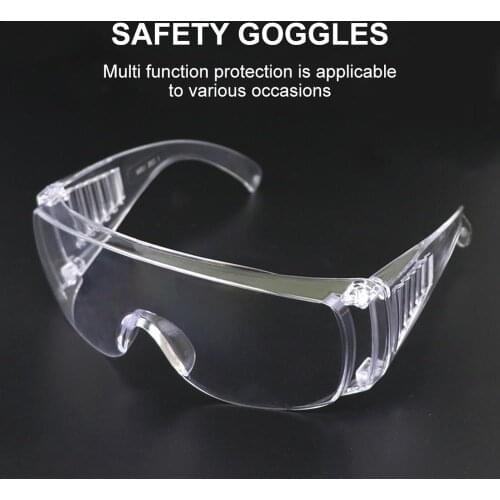 Safety Cover 2 Safety Glasses Protective Eye Wear Over-The-Glass (OTG) Clear Lens For Cycling Eyewear Googles Glasses
