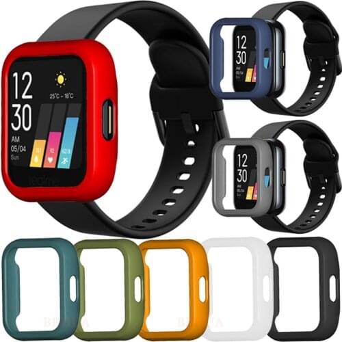 New Protective Case For Realme Watch Strap Smartwatch Cover PC Bumper Plastic Protector Replacement Shell Hard Frame Accessories