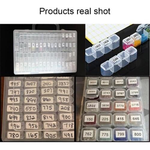 1000pcs stickers Diamond Classification Storage Distinguish Label Stickers Diamond Painting Accessory Embroidery Tools