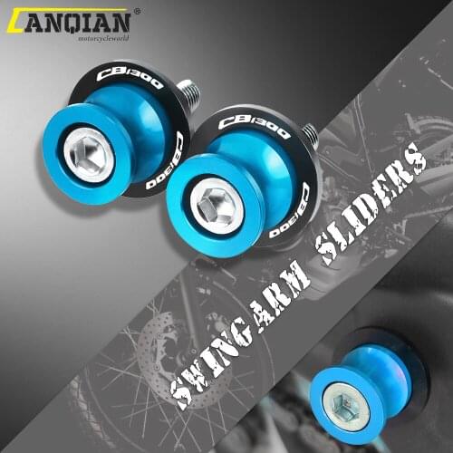 8MM Motorcycle Accessories Aluminum Swingarm Spool Slider Stand Screw For Honda CB1300 ABS CB1300bingoneSC30 CB1300 Bingone SC30